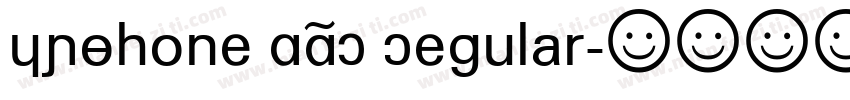 HMPhone BDC Regular字体转换